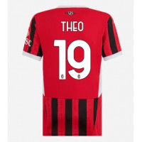 AC Milan Theo Hernandez #19 Replica Home Shirt Ladies 2024-25 Short Sleeve